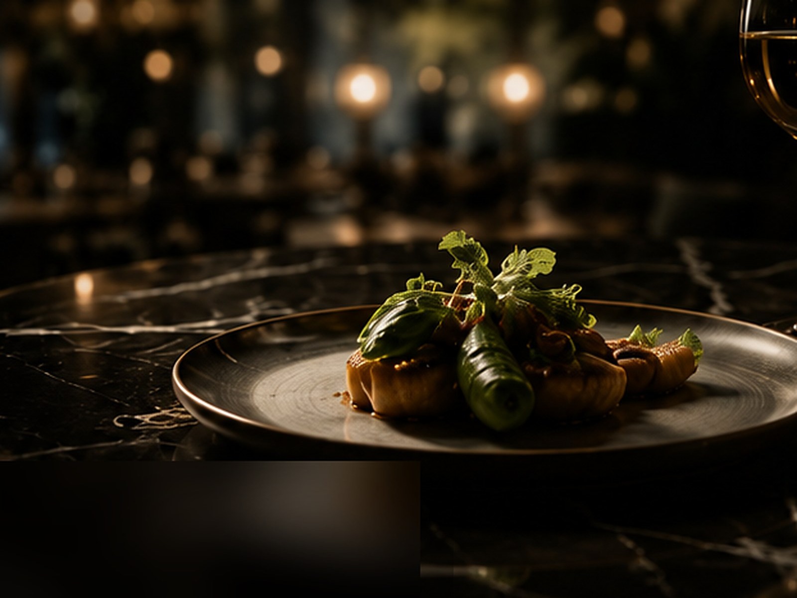 Signature plated dish